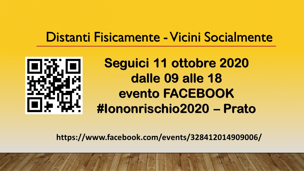Link evento #iononrischio2020