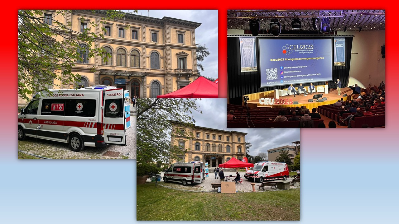 Ambulanza CRI Comitato di Prato al CEU2023