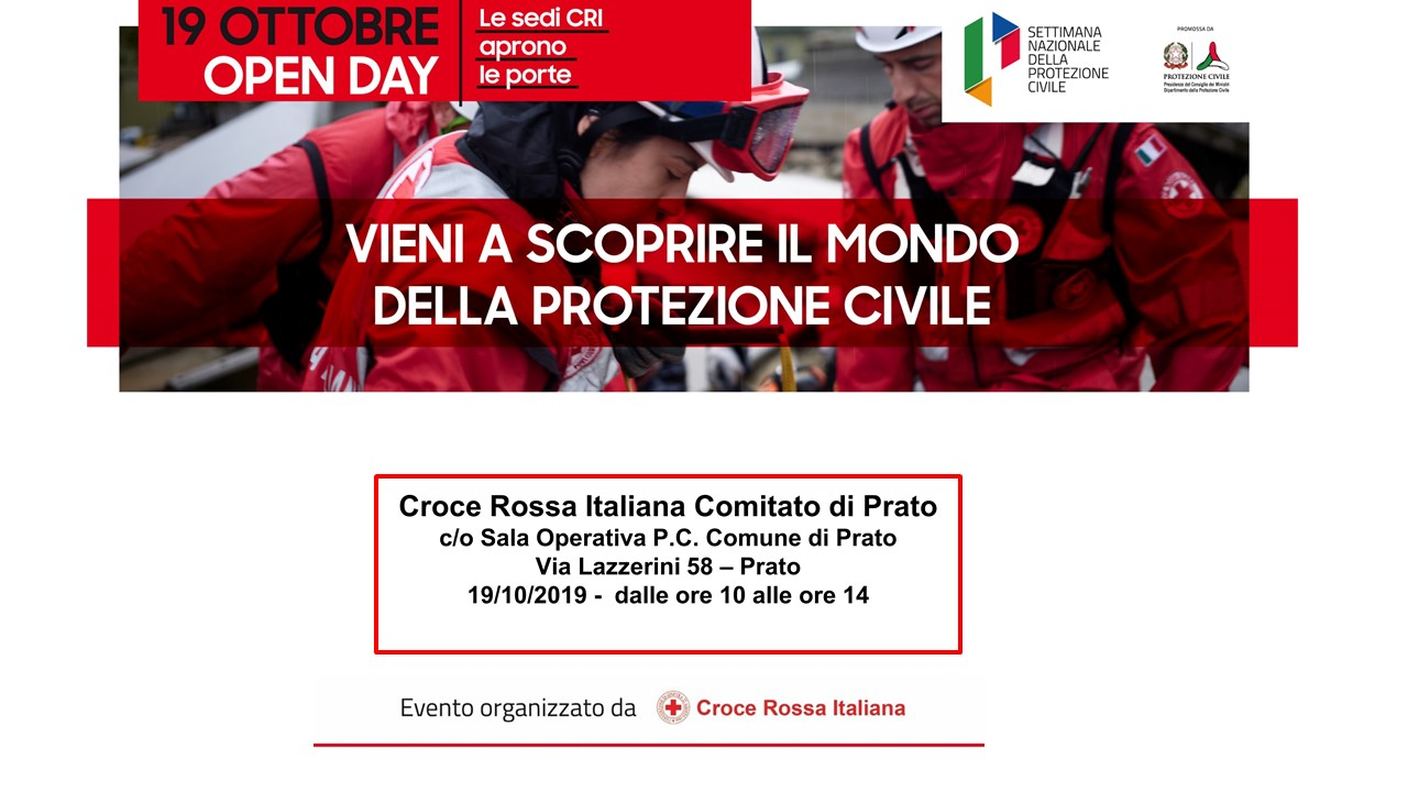 #openday #protezionecivile  #criprato #19ottobre2019 #ovunqueperchiunque