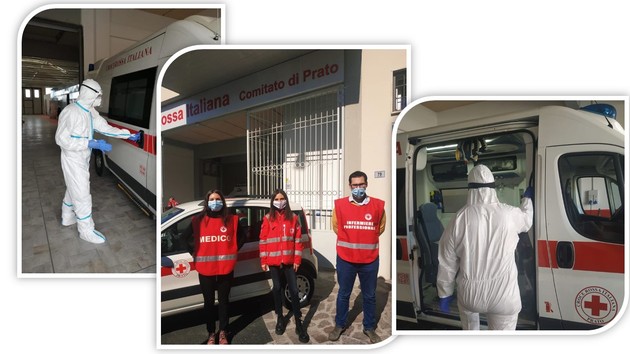 Covid-19  - Ambulanza dedicata e Tamponi a domicilio per Asl Toscana Centro