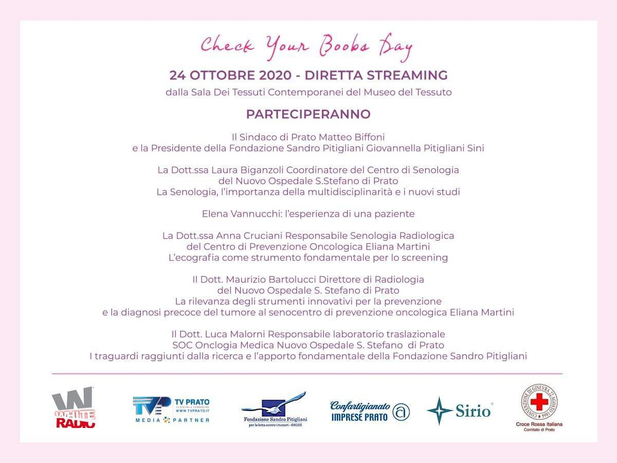 Check Your Boobs Day -  24Ottobre 2020
