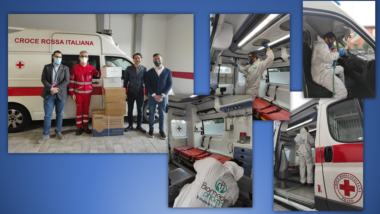 Donazione Biomedical Pharma Srl