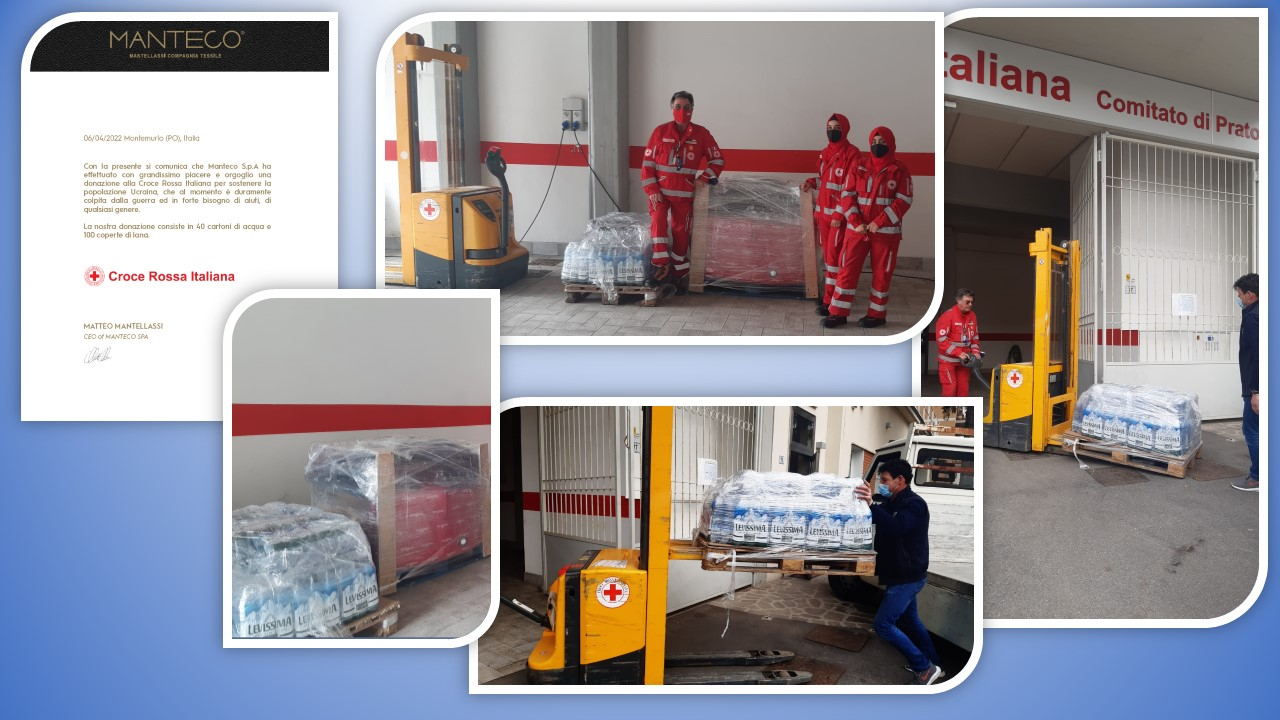 Donazione Manteco S.P.A. per emergenza Ucraina