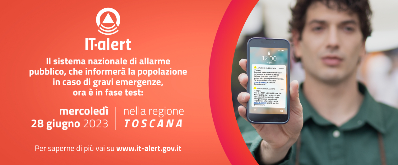 IT-ALERT -  28 giugno 2023 - Test Toscana