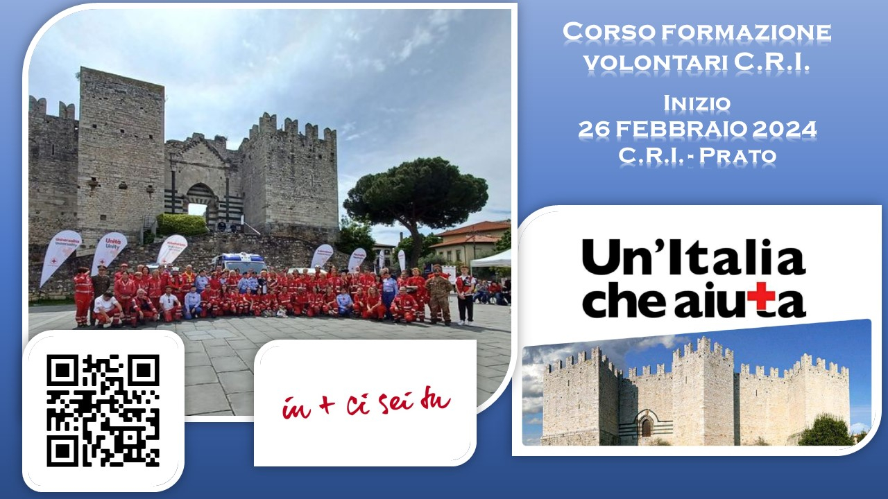 Corso formazione volontari CRI 26 febbraio 2024