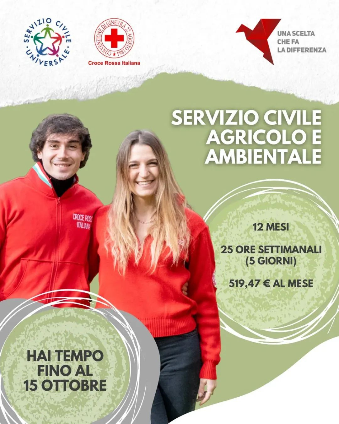 Servizio Civile Universale – Bando Agricolo e Ambientale 2025