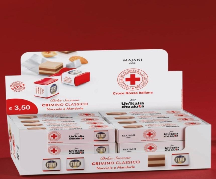Arriva il CRImino che fa bene al cuore Croce Rossa Italiana e Majani insieme per un Dolce Soccorso