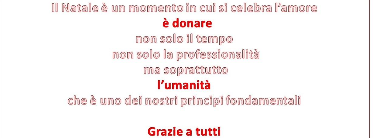 Buone Feste da tutti noi a tutti voi!