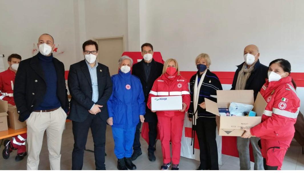 Consegna Donazione Ordine Farmacisti e Federfarma